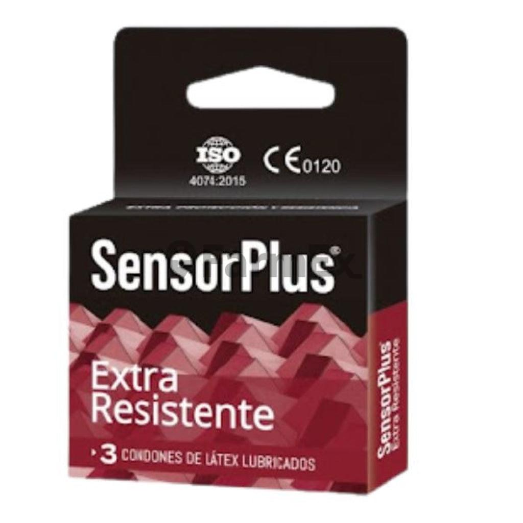 Preservativos SensorPlus Extra Resistente x 3 unidades pleasure latex